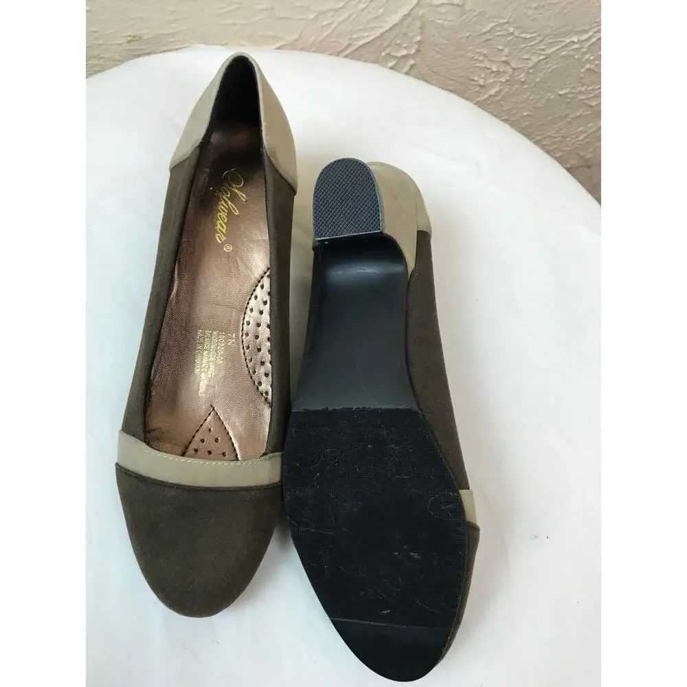 Sofwear Black Suede Heel 7N Man Made Materials Made‎ In China Shoes Womens